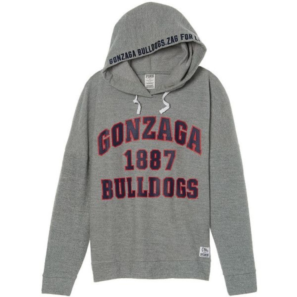 Gonzaga Bulldogs Gray Hoodie Sweater